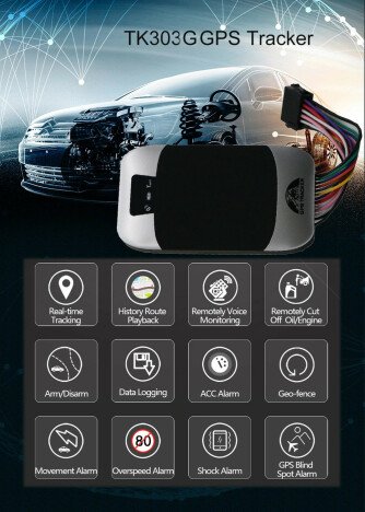 GPS Tracker Auto iUni TK303, localizare si urmarire GPS